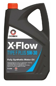Масло моторное 5W30 COMMA 5л синтетика XFLOW TYPE F PLUS