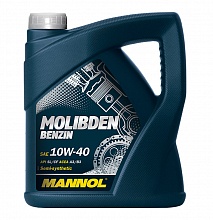 MANNOL MOLIBDEN BENZIN 10w40 SL/CF масло моторное, п/синт., канистра 4л