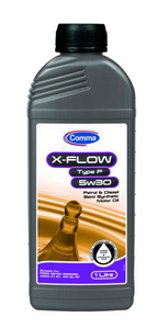 Масло моторное 5W30 COMMA 1л полусинтетика XFLOW TYPE F