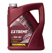 MANNOL EXTREME 5W-40 масло моторное (синтетика), канистра 5 л