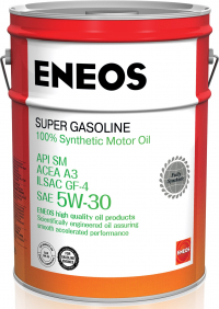 ENEOS SUPER GESOLINE 100% SYNTETIC SM OIL 4071 Масло моторное синт. 5W30, ведро 20л