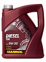 MANNOL DIESEL TDI 5w30 SN/CF/C3 масло моторное для дизельных двигателей, канистра 5л