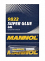 MANNOL клей гелевый быстрый SUPER GLUE 3гр GEL 