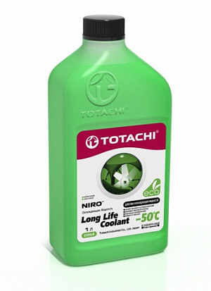 TOTACHI NIRO LONG LIFE COOLANT GREEN -50°C антифриз канистра 1л