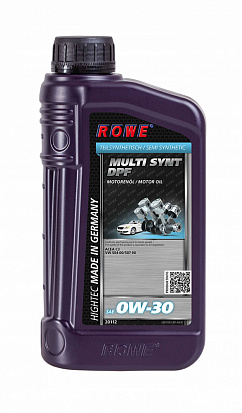 ROWE HIGHTEC MULTI SYNT DPF SAE 0W-30 масло моторное, кан.1л