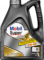 MOBIL Super 3000 X1  5W--40 синт.( 4л) ( масло моторное)