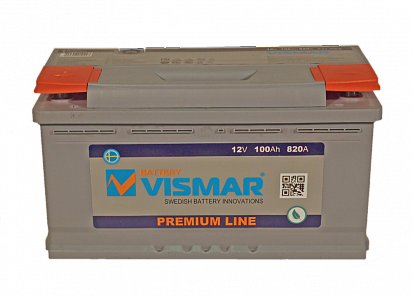 VISMAR PREMIUM 6СТ-100L (L+)-(1) 820А 353x175x190 Батарея аккумуляторная 12 В прям.п.