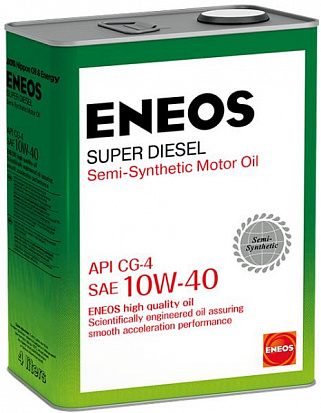 Масло моторное ENEOS Super Diesel CG-4 п\синт 10W40 4л