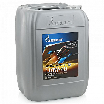 Gazpromneft Diesel Prioritet 10W-40 масло моторное п/синт., канистра 10л Gazpromneft Diesel Prioritet 10W-40 масло моторное п/синт., канистра 10л