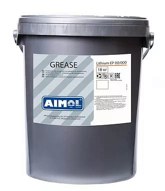 AIMOL Grease Lithium EP 00/000 полужидкая многоцелевая смазка, ведро 18кг  