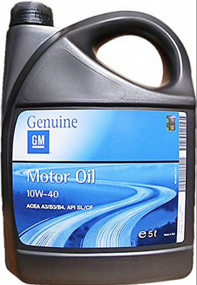 GM 10W-40, полусинтетика (1942046) масло моторное, кан.5 л