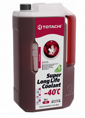 TOTACHI SUPER LONG LIFE COOLANT Red -40°C антифриз канистра 5л