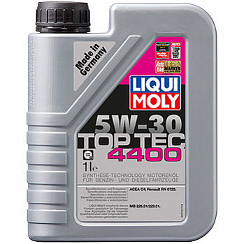 LiquiMoly Top Tec 4400 5W-30 C4-08 масло моторное, канистра 1л