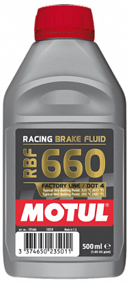 MOTUL RBF 660 Brake Fluid жидкость тормозная, кан.0,5л