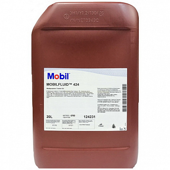 MOBIL Mobilfluid 424 масло тракторное трансмиссионное, канистра 20л