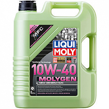 LiquiMoly Molygen New Generation 10W-40 SL/CF;A3/B4 масло моторное, канистра 5л