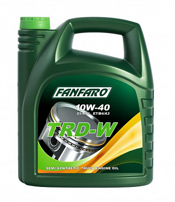 FANFARO TRD-W 10W40, масло моторное п/синт., канистра 5л
