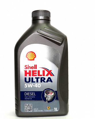 Shell Helix Ultra Diesel 5W-40 масло моторное, кан. 1л