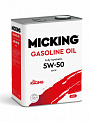 MICKING Gasoline Oil MG1 5W-50 масло моторное синт API SP для бензиновых двигателей (4л)
