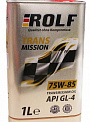 ROLF Transmission SAE 75W-85 API GL-4 масло трансмиссионное, п/синт., канистра 1л 
