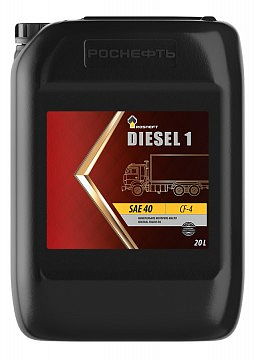 РОСНЕФТЬ Diesel 1 SAE 40 (РНПК) CF-4 моторное масло минер., канистра 20 л
