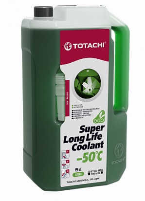 TOTACHI SUPER LONG LIFE COOLANT Green -50°C антифриз канистра 5л