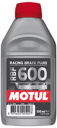 MOTUL RBF 600 Brake Fluid жидкость тормозная, кан.0,5л
