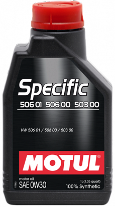 MOTUL Specific 506 01 506 00 503 00 0W-30 масло моторное, кан.1л