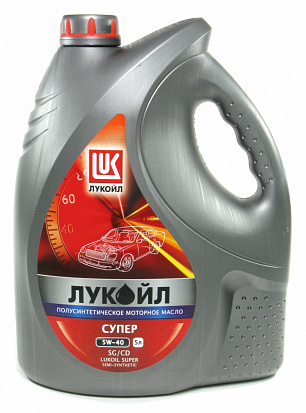 Лукойл-супер SAE 5w40 API SG/CD масло моторное, п/синт., канистра 5л
