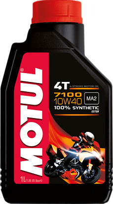 MOTUL 7100 4T 10W-40 масло моторное, кан.1л