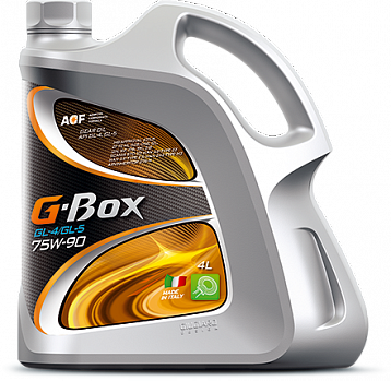 G-Box GL-4/GL-5 75W-90 масло трансмиссионное синт., канистра 4л