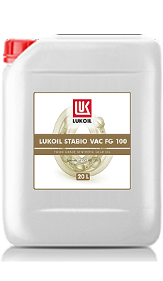 ЛУКОЙЛ СТАБИО VAC FG 100 синтетическое вакуумное масло для пищевой промышленности, канистра 20л