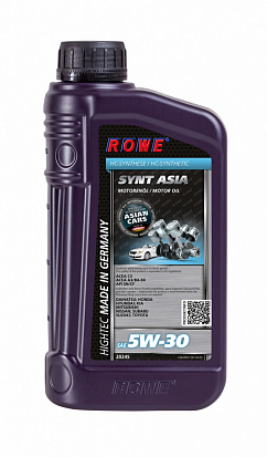 ROWE HIGHTEC SYNT ASIA SAE 5W-30, масло моторное 1л
