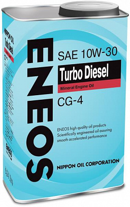 Масло моторное ENEOS Turbo Diesel CG-4 Минерал 10W30 0,94л