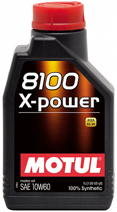 MOTUL 8100 X-POWER 10W-60 масло моторное, кан.1л