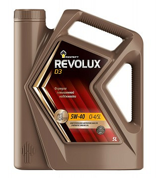 РОСНЕФТЬ Revolux D3 5W-40 (РНПК) CI-4/SL моторное масло синт.,  канистра 5 л
