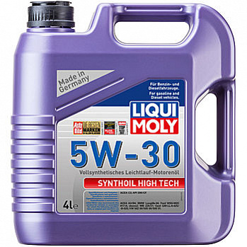 LiquiMoly Synthoil High Tech 5W-30 SM/CF;C3 масло моторное, синт., канистра 4л