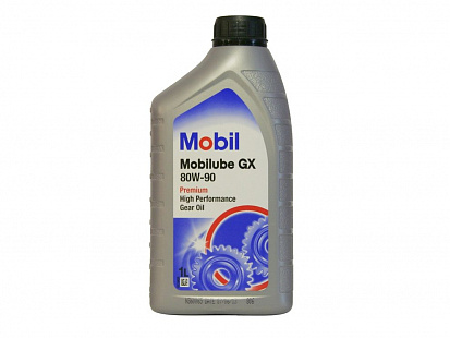 MOBIL Mobilube GX 80w90 GL-4 масло трансмиссионное, канистра 1л