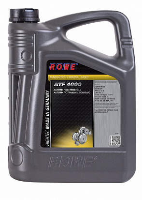 ROWE HIGHTEC ATF 4000 жидкость трансмиссионная, кан.5л