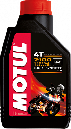 MOTUL 7100 4T 10W-50 масло моторное, кан.1л MOTUL 7100 4T 10W-50 масло моторное, кан.1л
