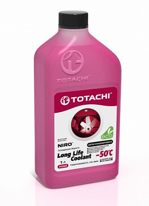 TOTACHI NIRO LONG LIFE COOLANT RED -50°C  антифриз канистра 1л