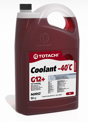 TOTACHI NIRO Coolant Red -40°C G12+ антифриз канистра 5 кг