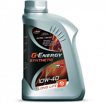 G-Energy Synthetic Long Life 10W-40 масло моторное синт., канистра 1л
