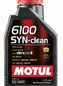 MOTUL 6100 SYN-clean 5W40 масло моторное, кан.1л