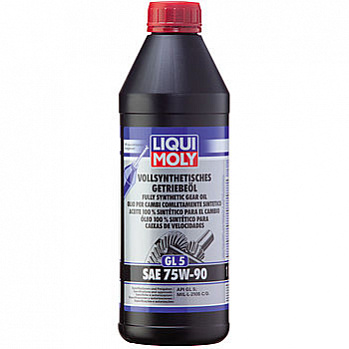 LiquiMoly Vollsynthetisches Getriebeoil (GL-5) 75W-90 масло трансмиссионное, синт., канистра1 л