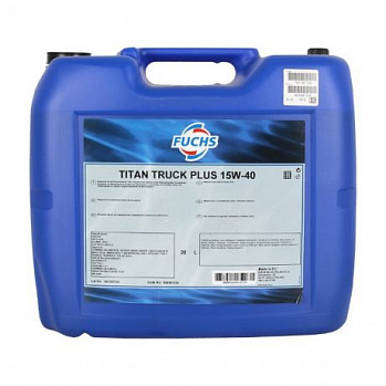 FUCHS TITAN TRUCK PLUS 15W-40 масло моторное для дизельных двигателей, канистра 20 л