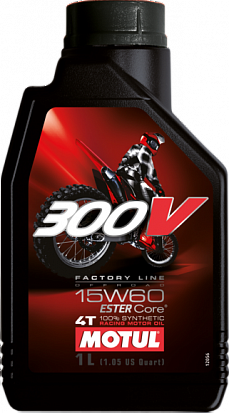 MOTUL 300V Factory Line Off Road 15W60 масло моторное, кан.1л MOTUL 300V Factory Line Off Road 15W60 масло моторное, кан.1л