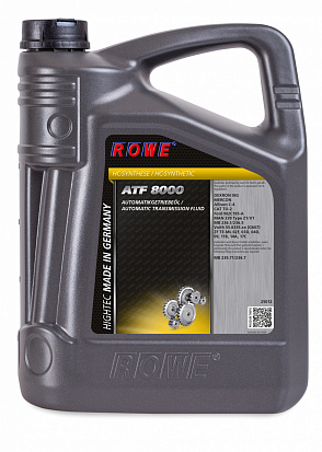 ROWE HIGHTEC ATF 8000 жидкость трансмиссионная, кан.5л