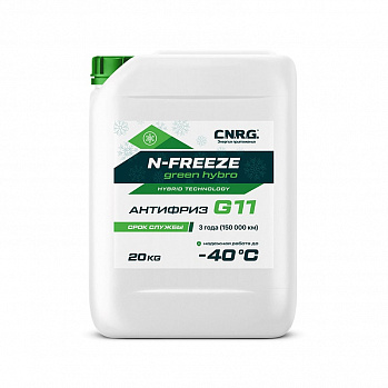 C.N.R.G. N-Freeze Green Hybro G11 антифриз, кан. 20 кг.