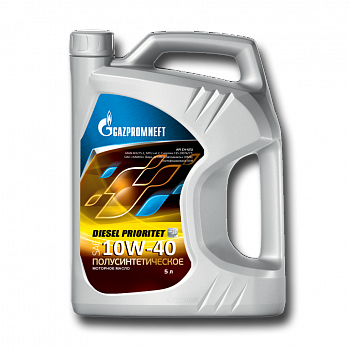 Gazpromneft Diesel Prioritet 10W-40 масло моторное п/синт., канистра 5л